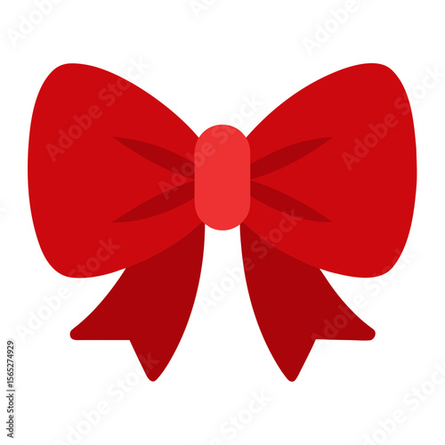 red ribbon bow