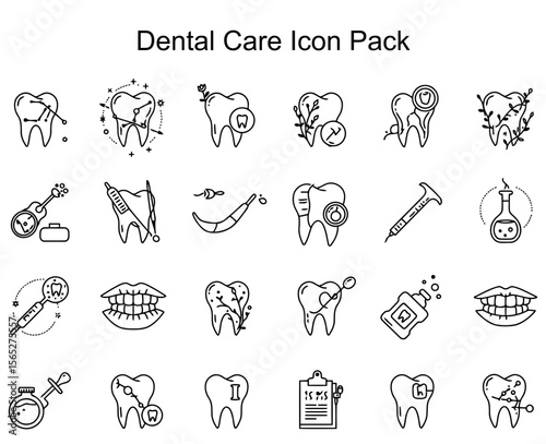 Dental Care Icon Pack