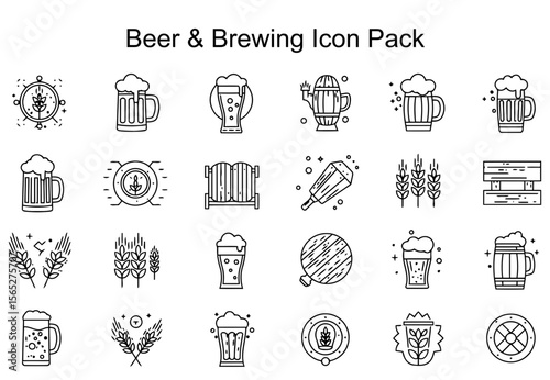 Beer & Brewing Icon Pack