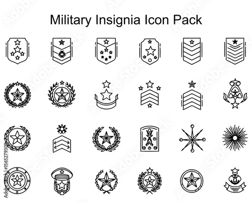 Military Insignia Icon Pack