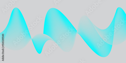 Vector abstract background with dynamic blue waves. Abstract horizontal vector template for business banner, formal backdrop, prestigious voucher, luxe invite