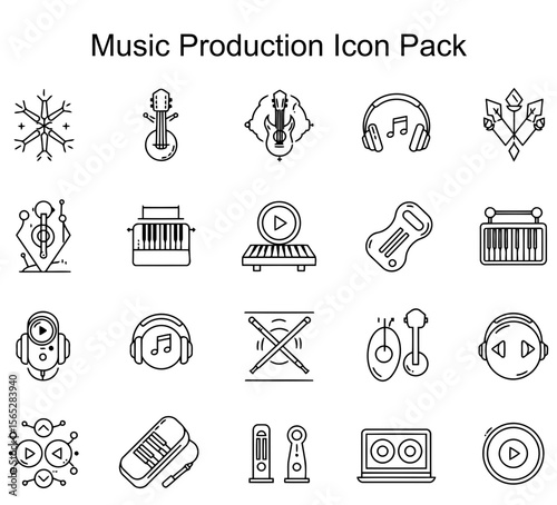 Music Production Icon Pack