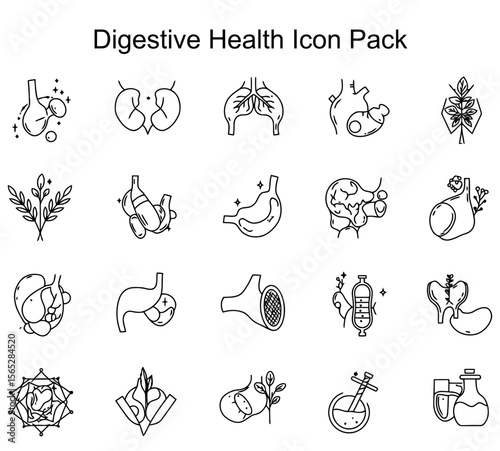 Digestive Health Icon Pack