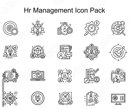 Hr Management Icon Pack
