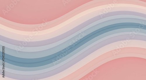 Minimal Circular Rhythm Background in Pastel