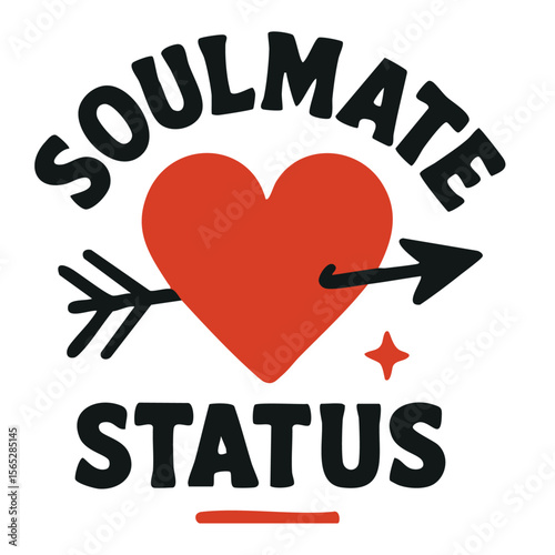  Soulmate Status Cute Love Quote Graphic