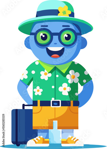 pirate with a treasure chest