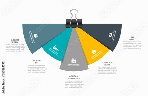 Infographic design template with place for your data. Vector illustration.