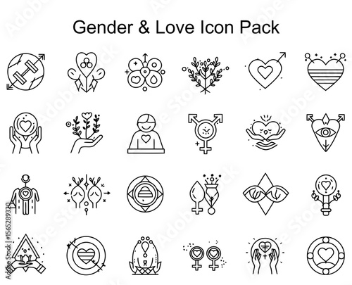 Gender & Love Icon Pack