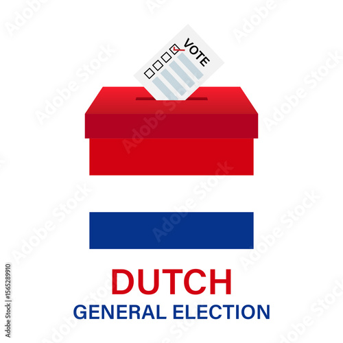 Election in the Netherlands. Election Concept. Vector Illustration.	