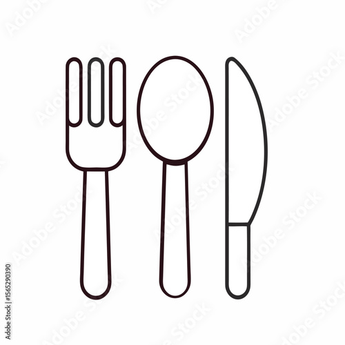 fork spoon and knife