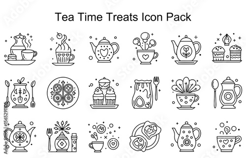 Tea Time Treats Icon Pack