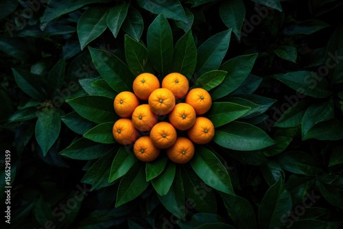 Wallpaper Mural A bunch of oranges sitting on top of a tree Torontodigital.ca