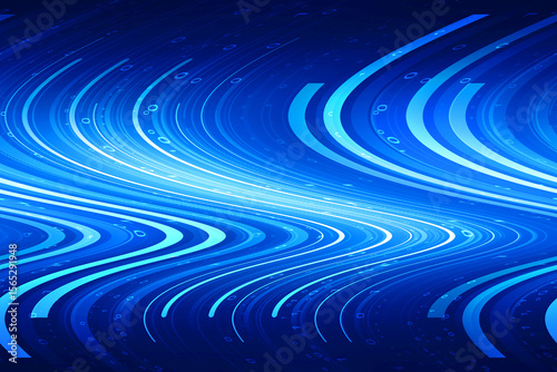 2d illustration Abstract futuristic electronic circuit technology background