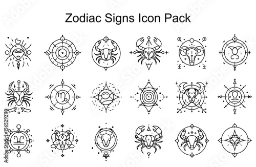 Zodiac Signs Icon Pack