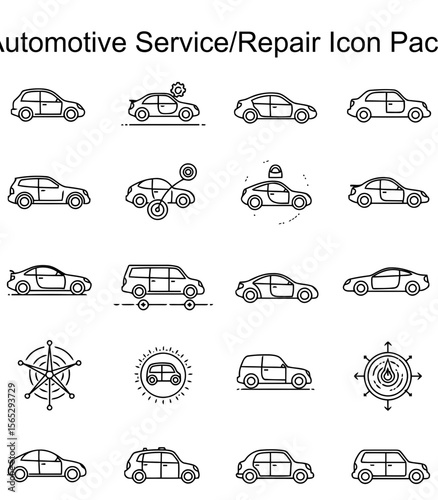 Automotive Service/Repair Icons