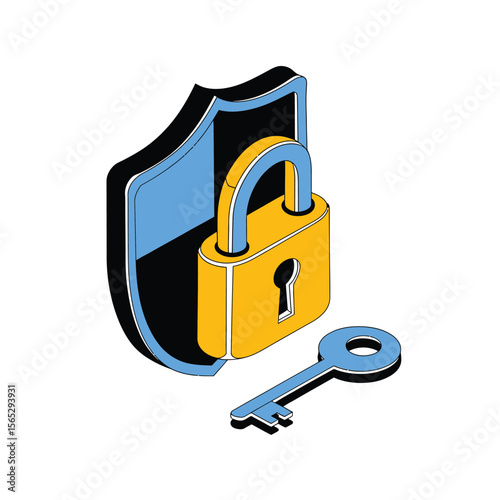 vector icons for robots, artificial intelligence, and the assistance provide in work and security 
