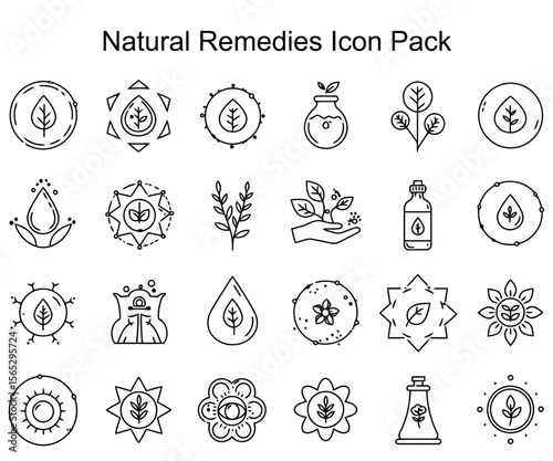 Natural Remedies Icon Pack