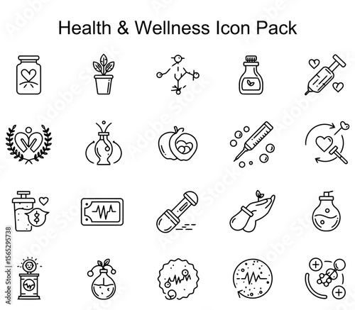 Health & Wellness Icon Pack