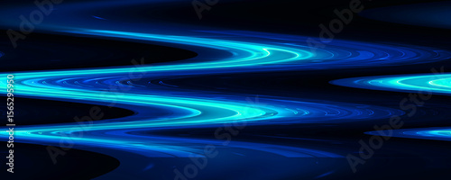 Wallpaper Mural 2d illustration Abstract futuristic electronic circuit technology background Torontodigital.ca