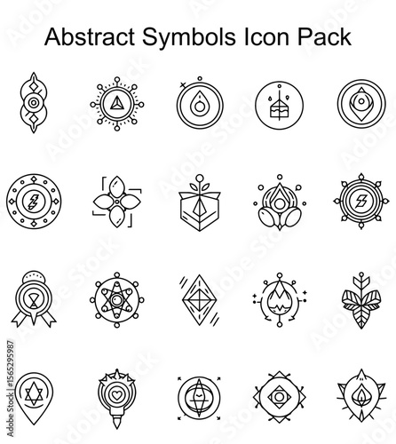 Abstract Symbols Icon Pack