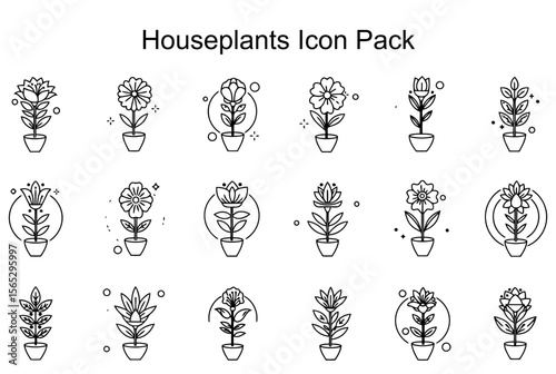 Houseplants Icon Pack