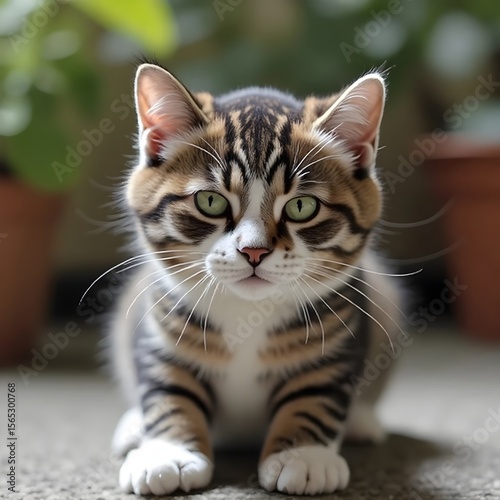Contains a cute cat