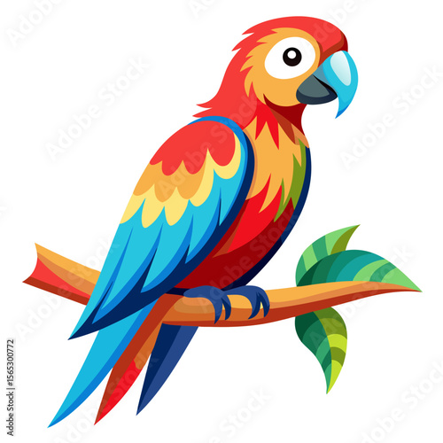 parrot on a branch