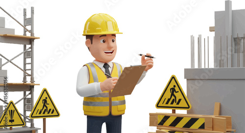 portrait of a construction worker