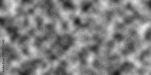 Surreal terrain map with exaggerated flow patterns

