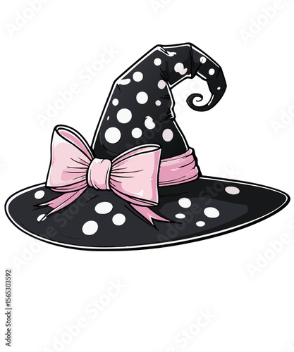 Black Pink Halloween PNG vector