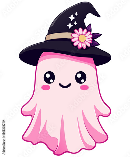 Black Pink Halloween PNG vector