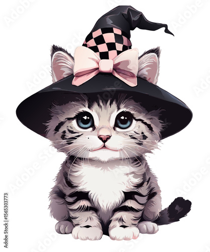 Black Pink Halloween PNG vector
