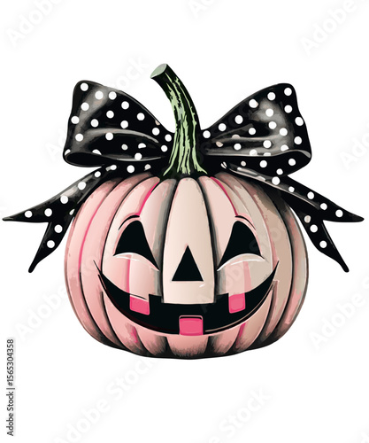Black Pink Halloween PNG vector