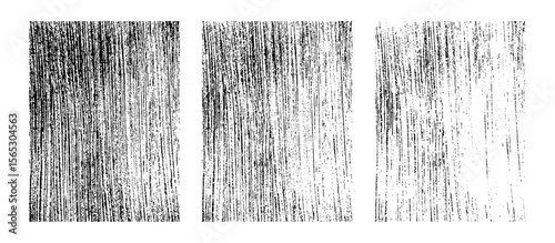 Grunge vertical line texture background set with distressed overlay effect, static noise, scratch surface, dirty print pattern, glitch design, abstract grain, damaged vintage illustration