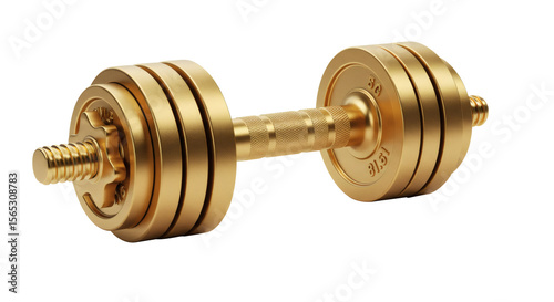 Golden Adjustable Dumbbell Weights Plates Fitness Exercise Training Workout Gym