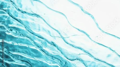 A seamless 10-second HD loop featuring an abstract nexus of flowing water veins forming a fluid, interconnected wall.