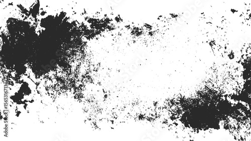 Black isolated on white. texture of old wall, a black and white vintage of cracked concrete scribble effect, Texture. 