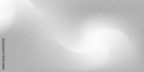 Silver foil background with metal mirror texture. Chrome gradient surface with light gloss simple abstract