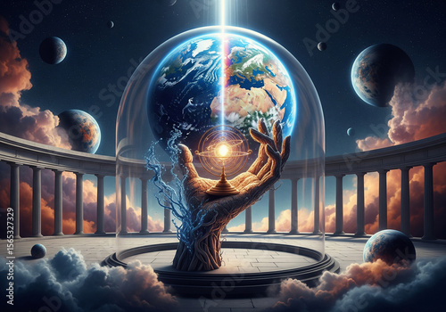Global Harmony Cosmic Balance and Protection