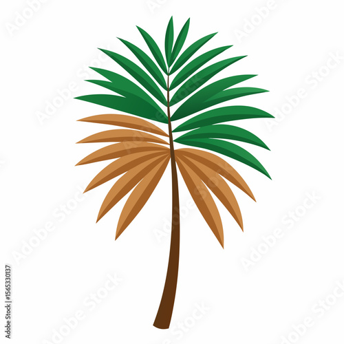 tropical palm tree