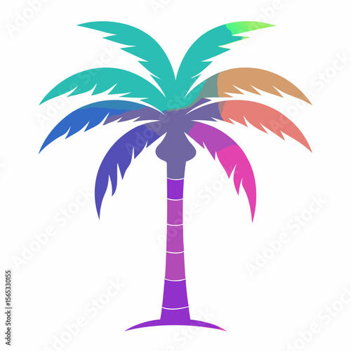 tropical palm tree