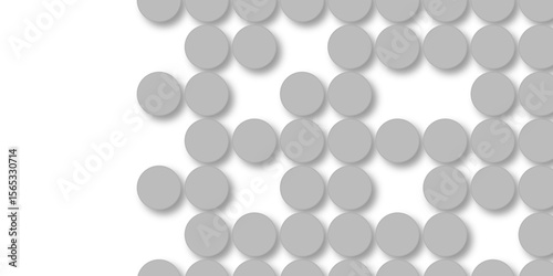 Seamless pattern of grey polka dots with transparent background. suit Kurt digital design motif colorful wallpaper illustration, traditional design. wall decorated gray mosaic tiles texture background