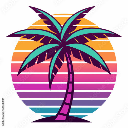 PLAM TREE VACTOR ART