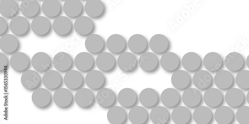 Seamless pattern of grey polka dots with transparent background. suit Kurt digital design motif colorful wallpaper illustration, traditional design. wall decorated gray mosaic tiles texture background
