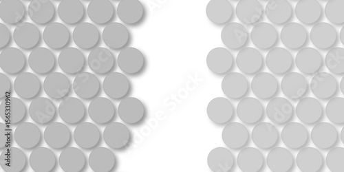 Seamless pattern of grey polka dots with transparent background. suit Kurt digital design motif colorful wallpaper illustration, traditional design. wall decorated gray mosaic tiles texture background
