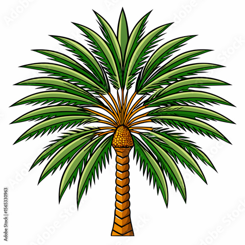 PLAM TREE VACTOR ART