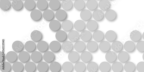 Seamless pattern of grey polka dots with transparent background. suit Kurt digital design motif colorful wallpaper illustration, traditional design. wall decorated gray mosaic tiles texture background