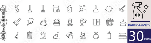 House Cleaning Icon Set