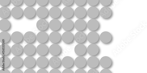 Seamless pattern of grey polka dots with transparent background. suit Kurt digital design motif colorful wallpaper illustration, traditional design. wall decorated gray mosaic tiles texture background